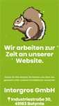 Mobile Screenshot of intergros.de